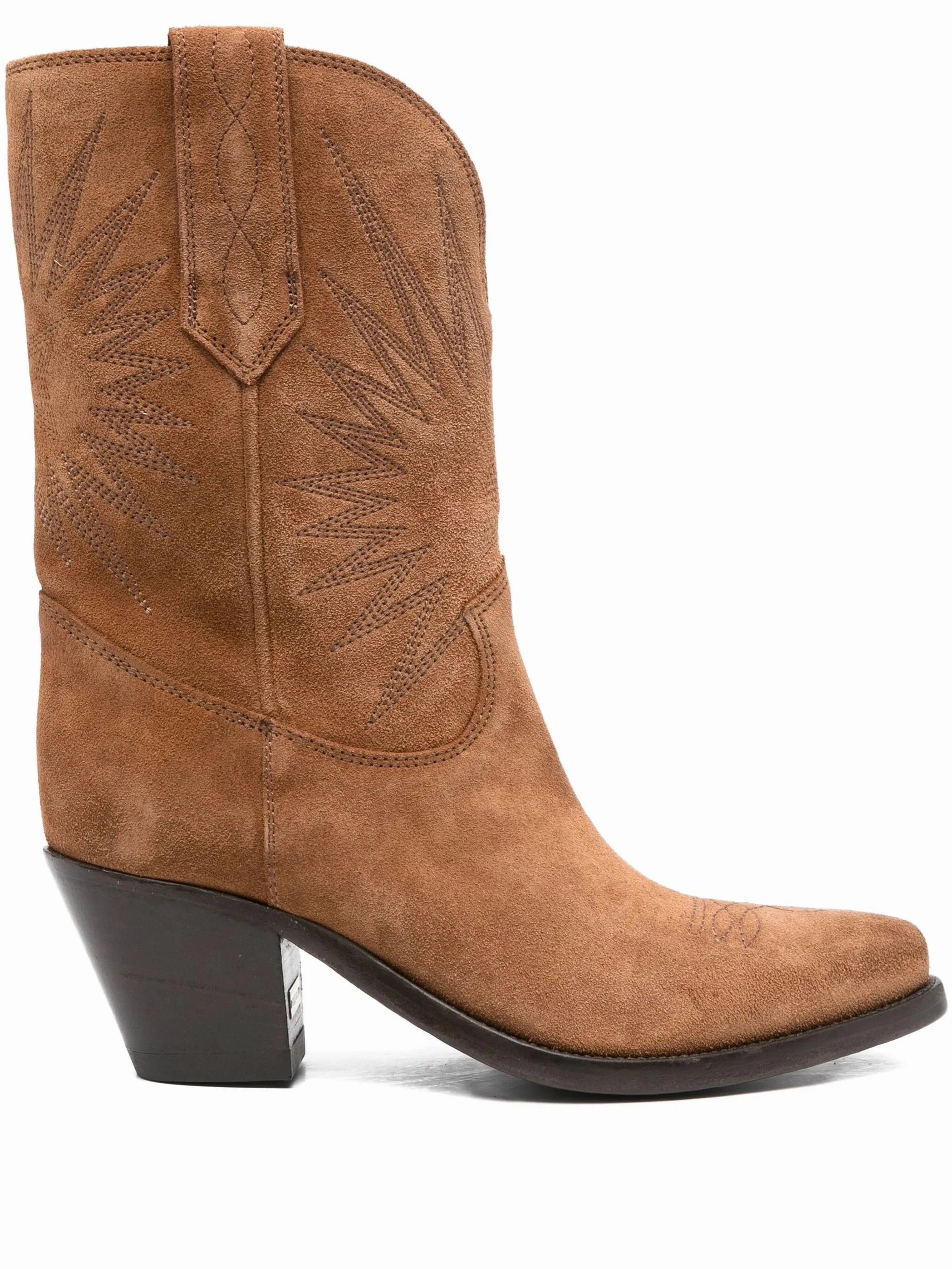 Usmc Boots embroidered suede boots