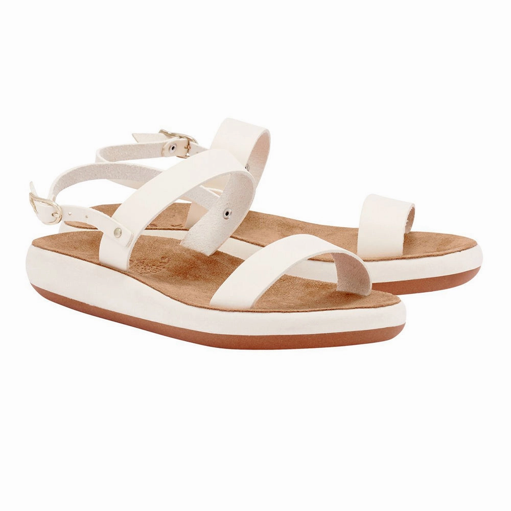 Clio Comfort Off White Sandals Nails Sylvania