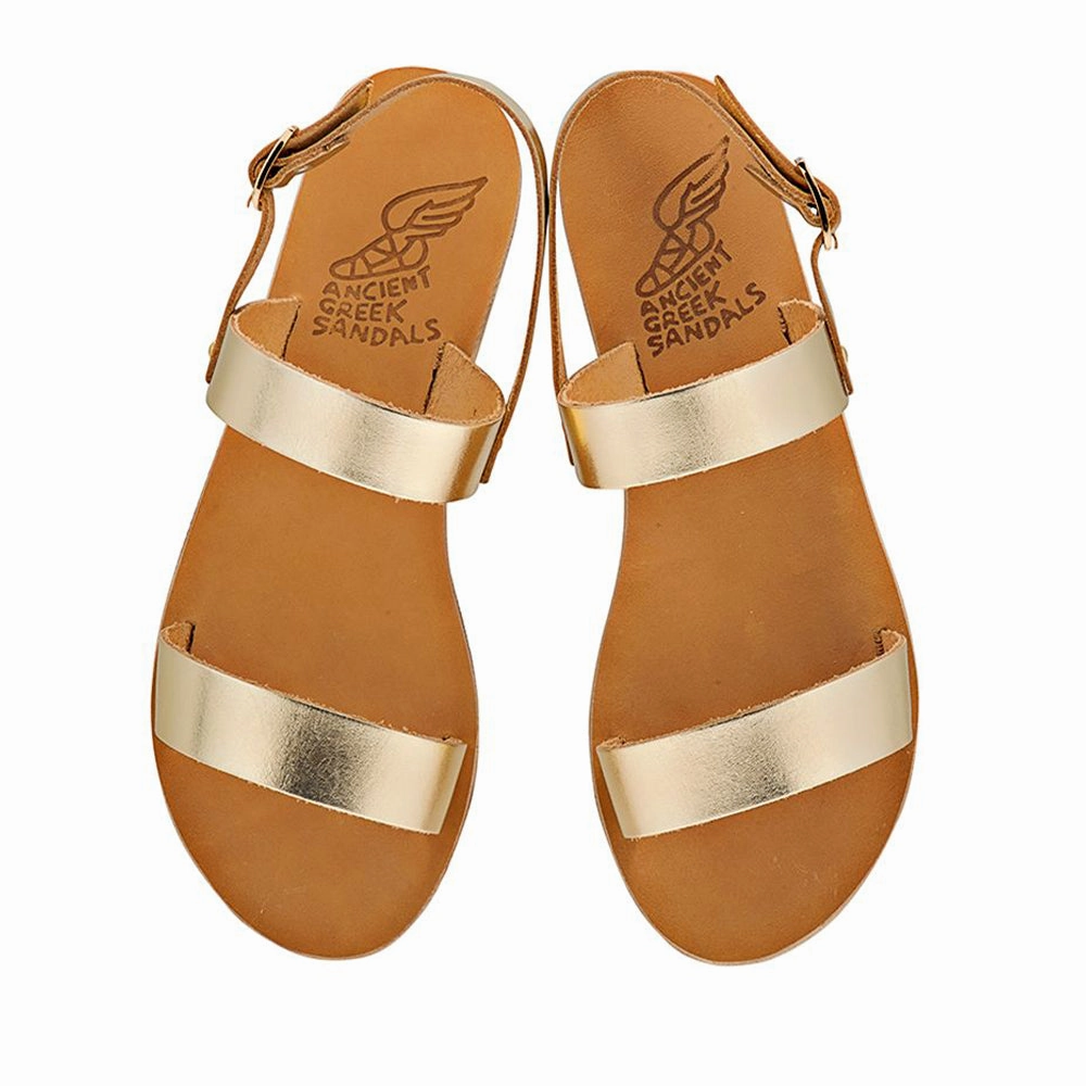 Clio Platinum Summer Wedge Heel Sandals