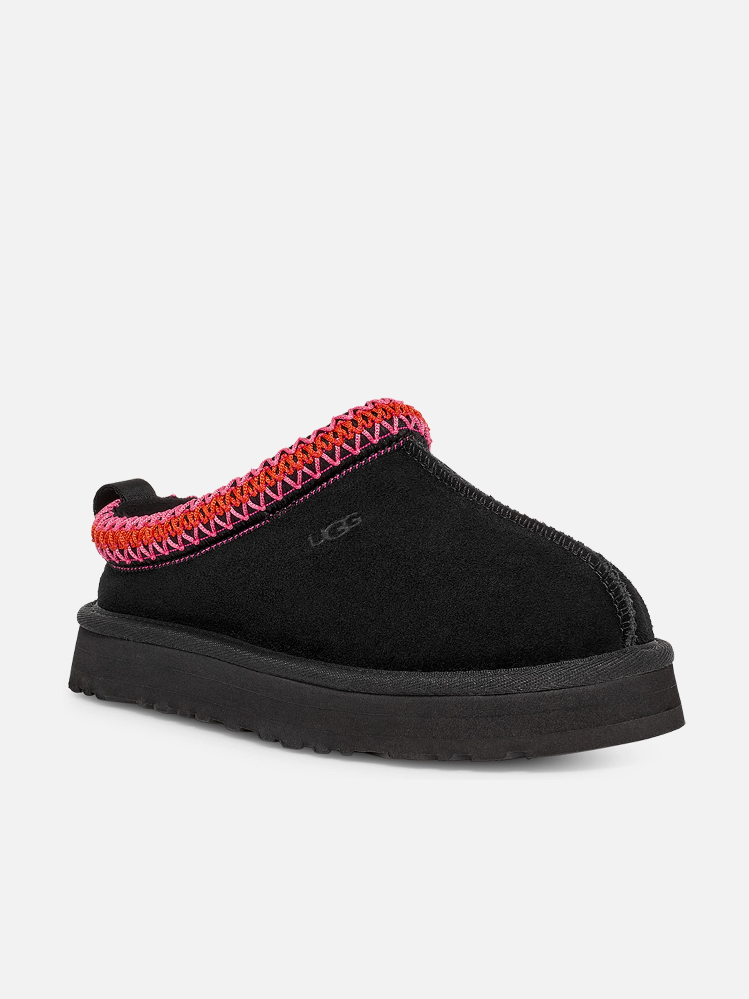 UGG Kids Tazz Slippers in Black Slippers Tasman