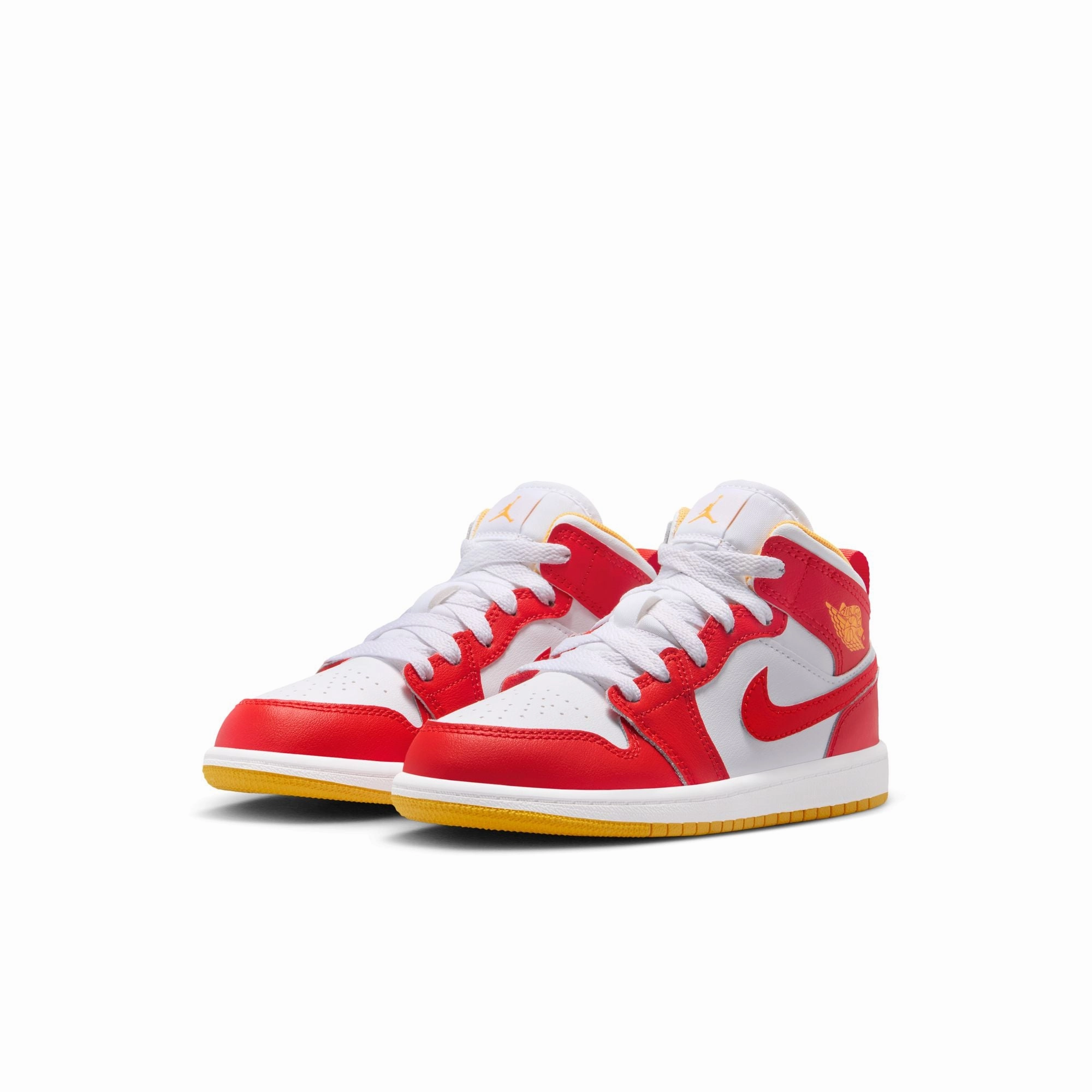 Sneakers Vans Air Jordan "1 Mid BP" PS - Speed Red / White / Gold