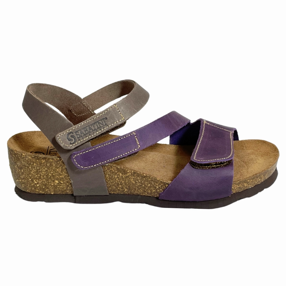 Sabatini Skyler Viola/Fango Crazy Sandal (Women's) St Vincent And The Grenadines Sandals