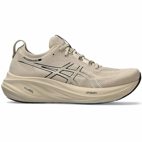 Asics Shoes Workout Men's Asics Gel-Nimbus 26, Feather Grey/Black, 7 D Medium