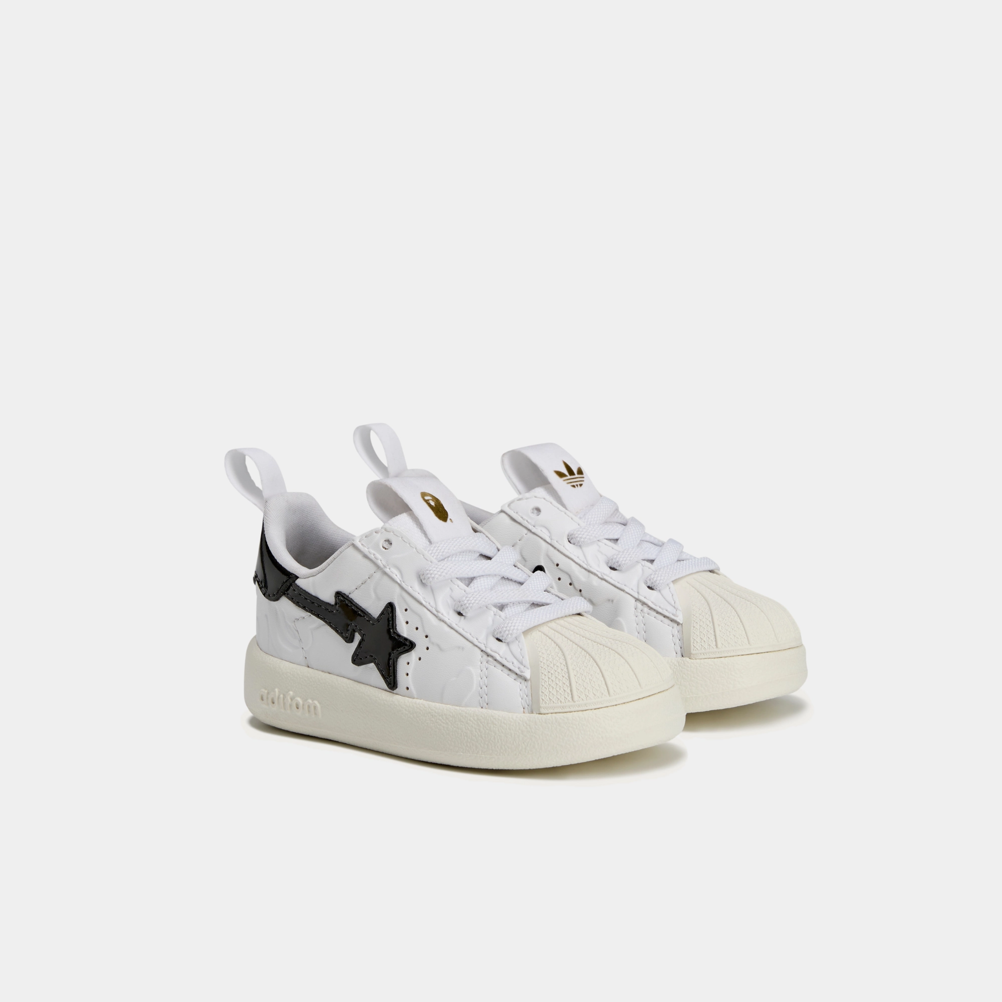 Adidas Luxury Shoes Adidas x BAPE Kids' White Adiform Superstar 360 (TD)