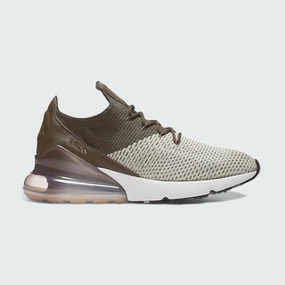Nike Air Max 270 Flyknit Men's Brown Trainers AO1023 002 Chargers Nike Shoes
