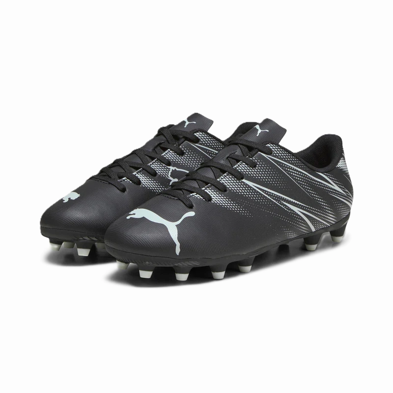 Puma Attacanto Junior Firm Ground Junior Football Boots Black Silver Mist Chuck Taylor Boots