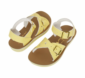 Sweetheart Butter Yellow Kids Sandal Pearl Sandals