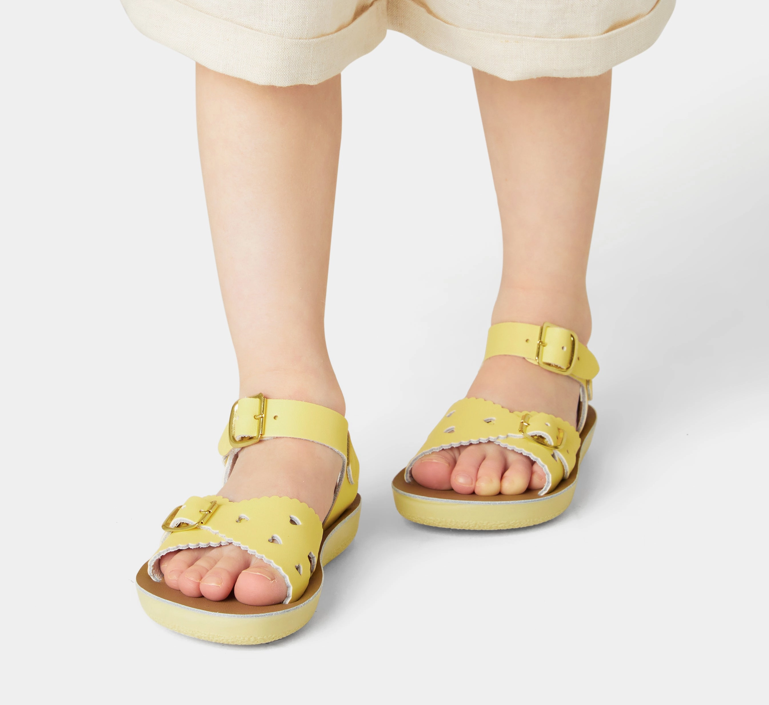 Travel Sandals Sweetheart Butter Yellow Kids Sandal