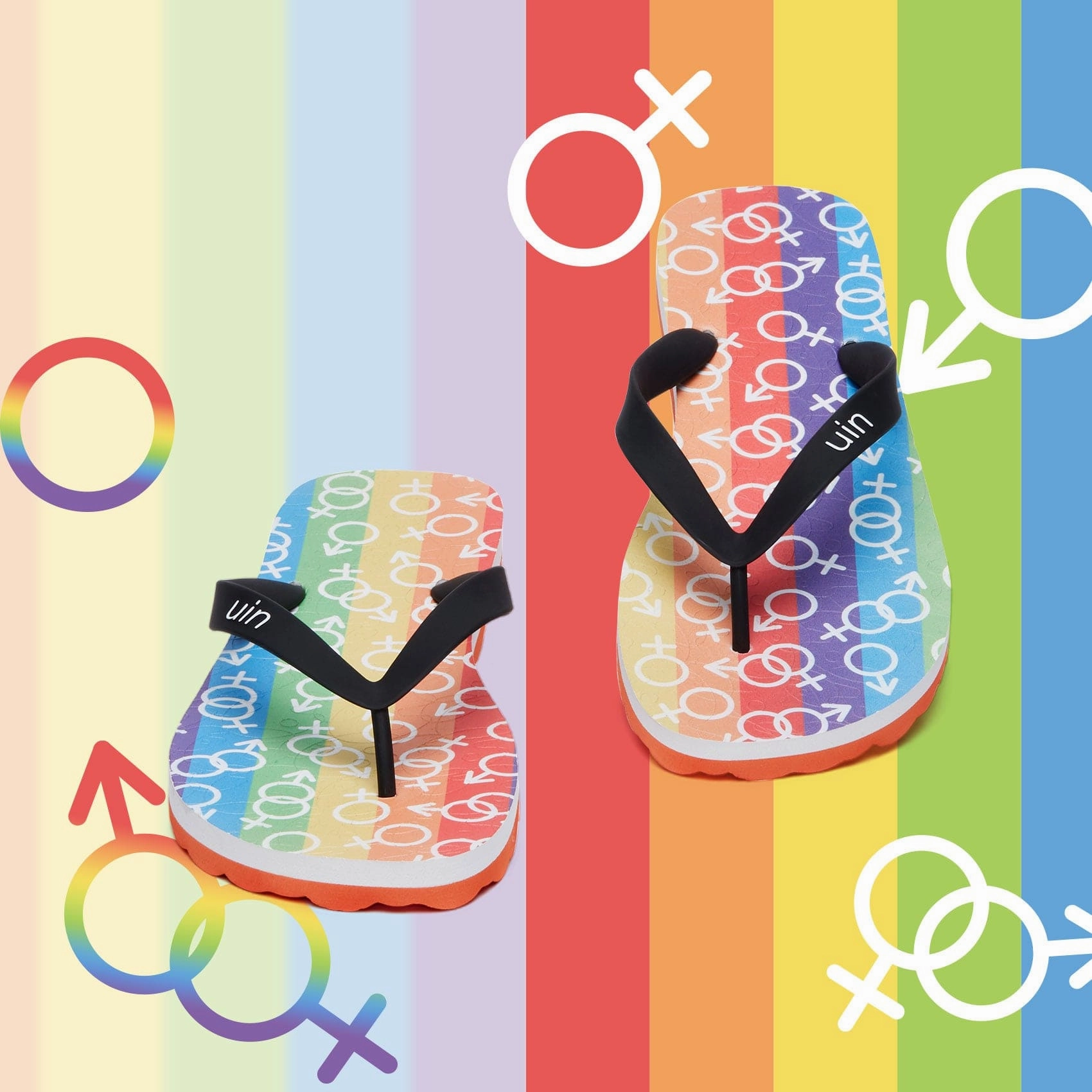 Minimal Sandals Love is Love 3 Blanes Men