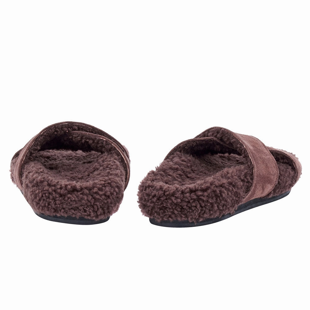 Anilio All Brown Sandals Velcro
