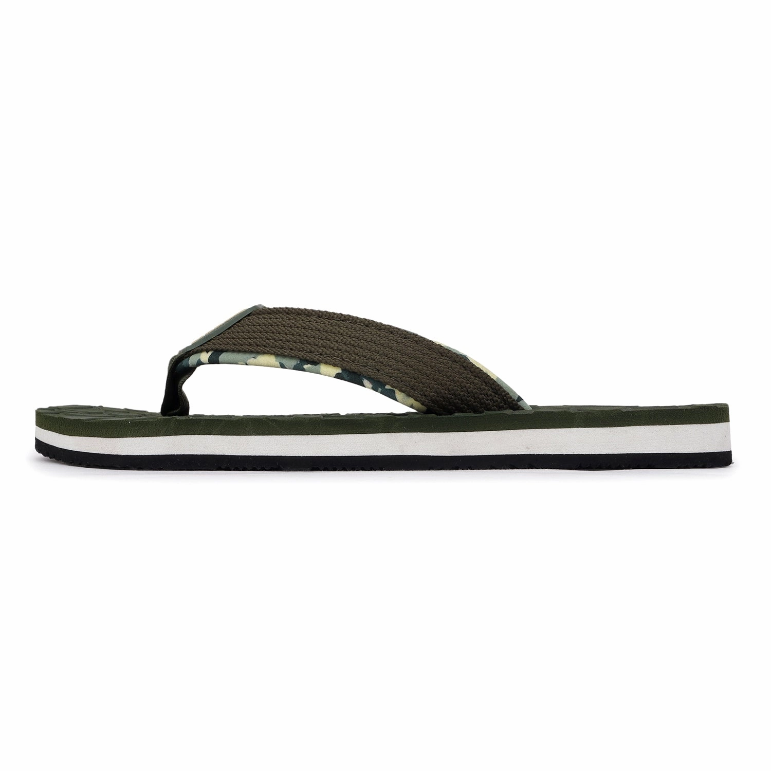Slippers for Men SFG 9003 Block Heel Thong Sandals