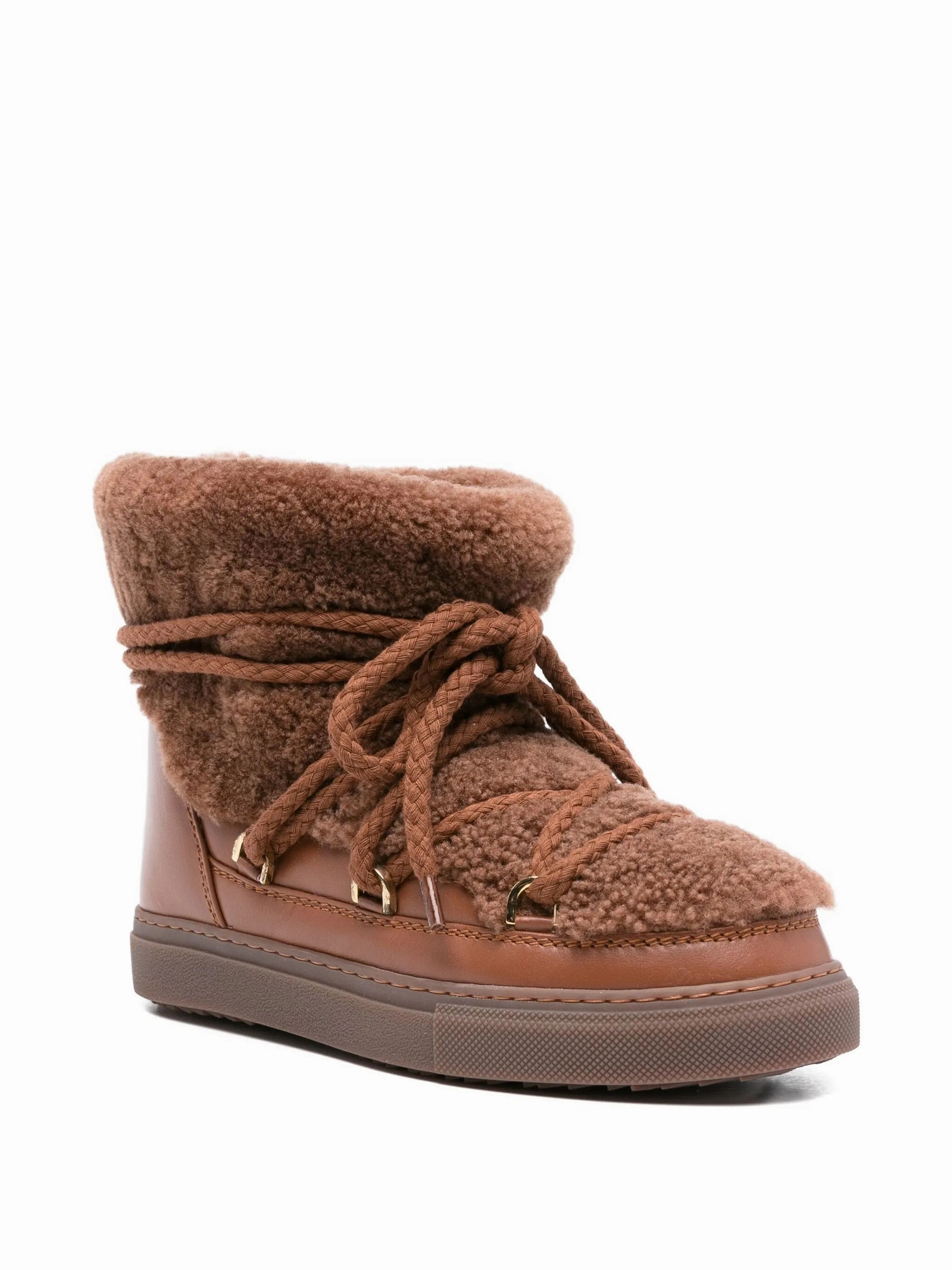 Curly leather ankle boots Works Boots