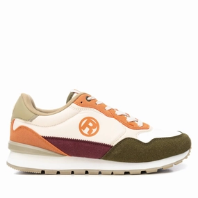 Men's Casual Sneakers In Kakhi All White Sneakers