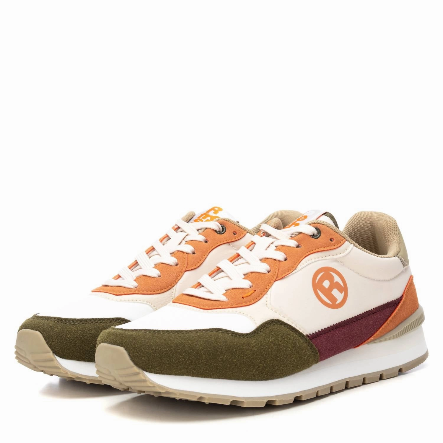 Men's Casual Sneakers In Kakhi Sneakers Too Big Inserts