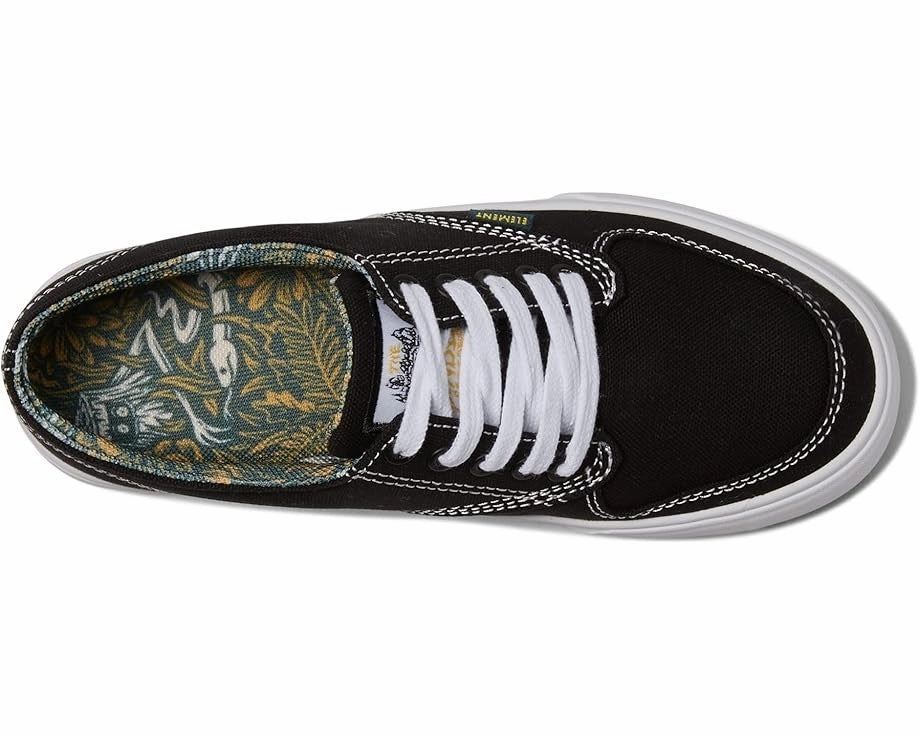 Element Topaz C3 Sneakers Kids Black White Athletic Skateboard Shoes JOBB888 Slip On Wedge Sneakers