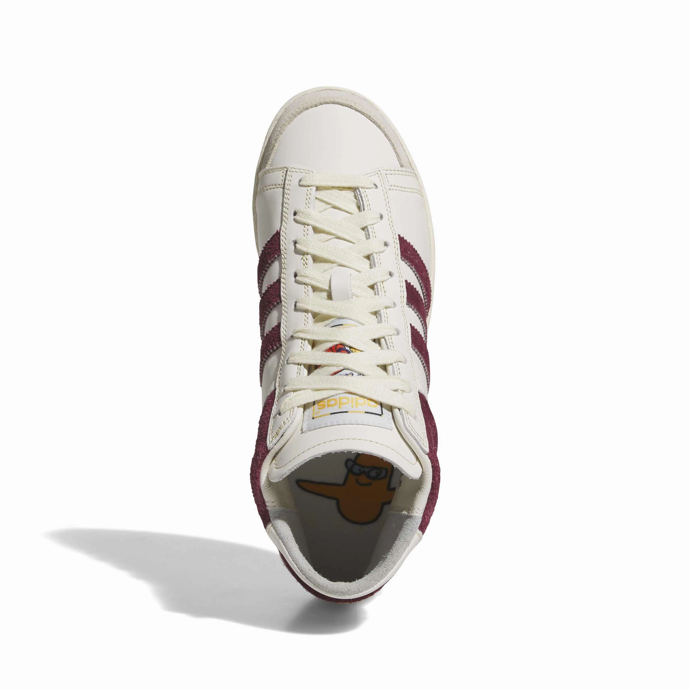 Adidas White Shoes   Mark Gonzales Jabbar Hi 'Chalk White'