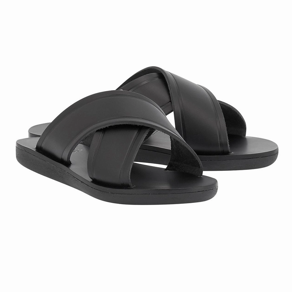 Little Thais Soft Black Sandals Ancient Greek