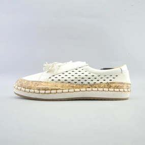 Twisted Oiled Saddle Crepe Wedge Lacer Casual Shoe AMERICAN BRAND .