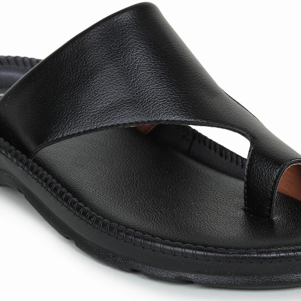 Simple Crochet Slippers Free Pattern Coolers Casual Black Toe Ring Slippers For Men JPL-222 By Liberty