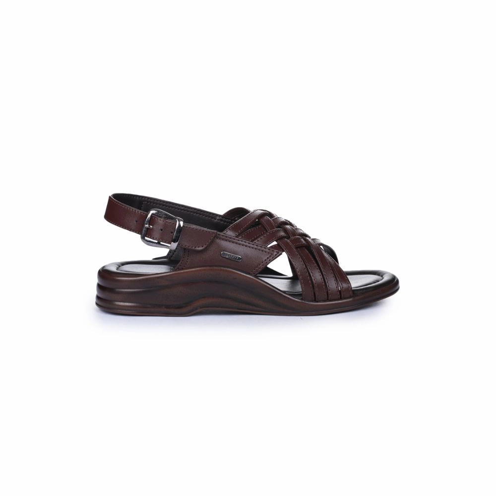 Cute Platform Sandals Coolers Formal (Brown) Sandals For Men 7123-84 By Liberty