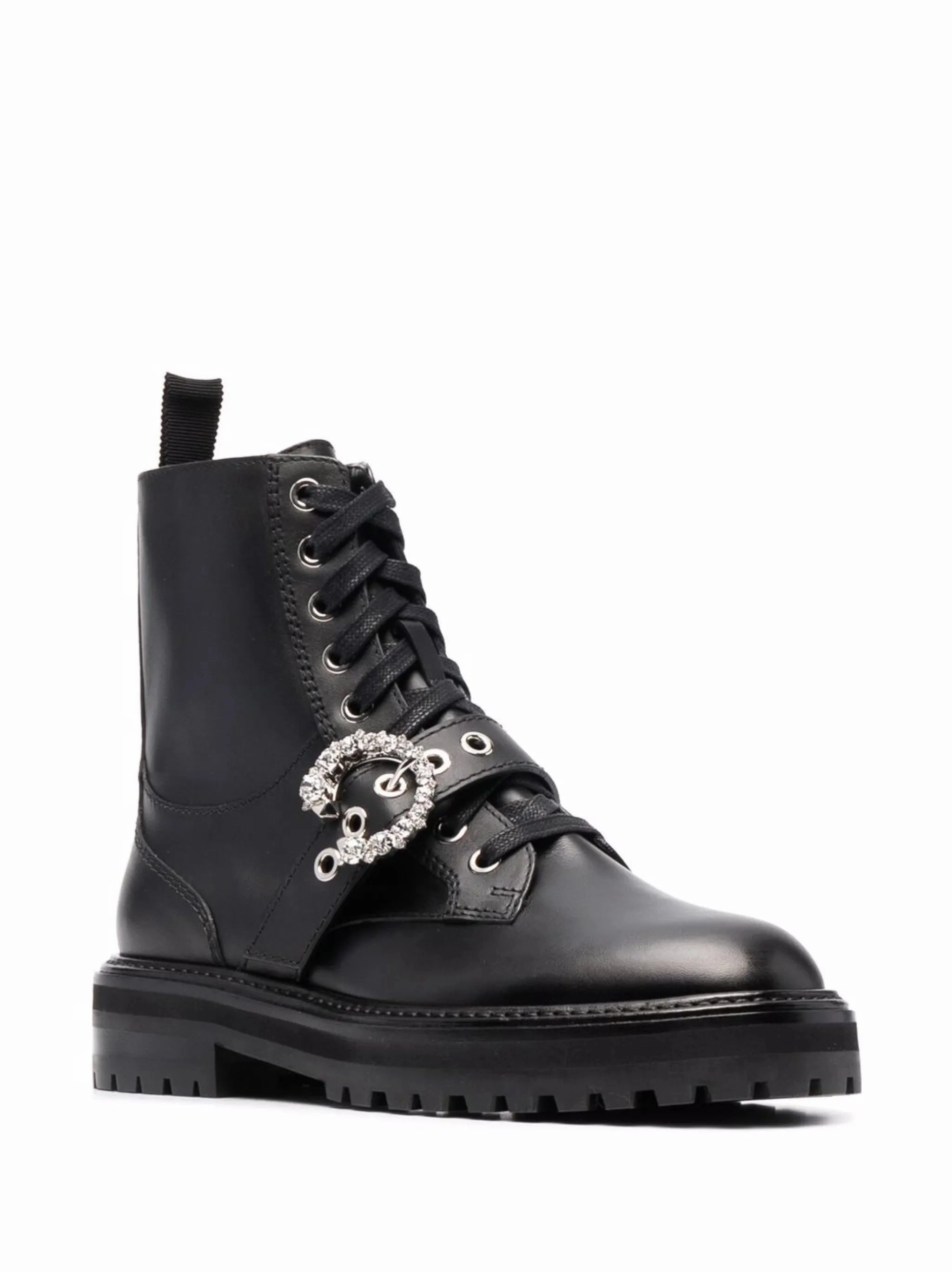 Handcrafted Western Boots Cora crystal-embellished ankle boots