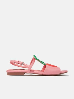 Teva Flip Sandals Stella McCartney Girls Cherry Sandals in Pink