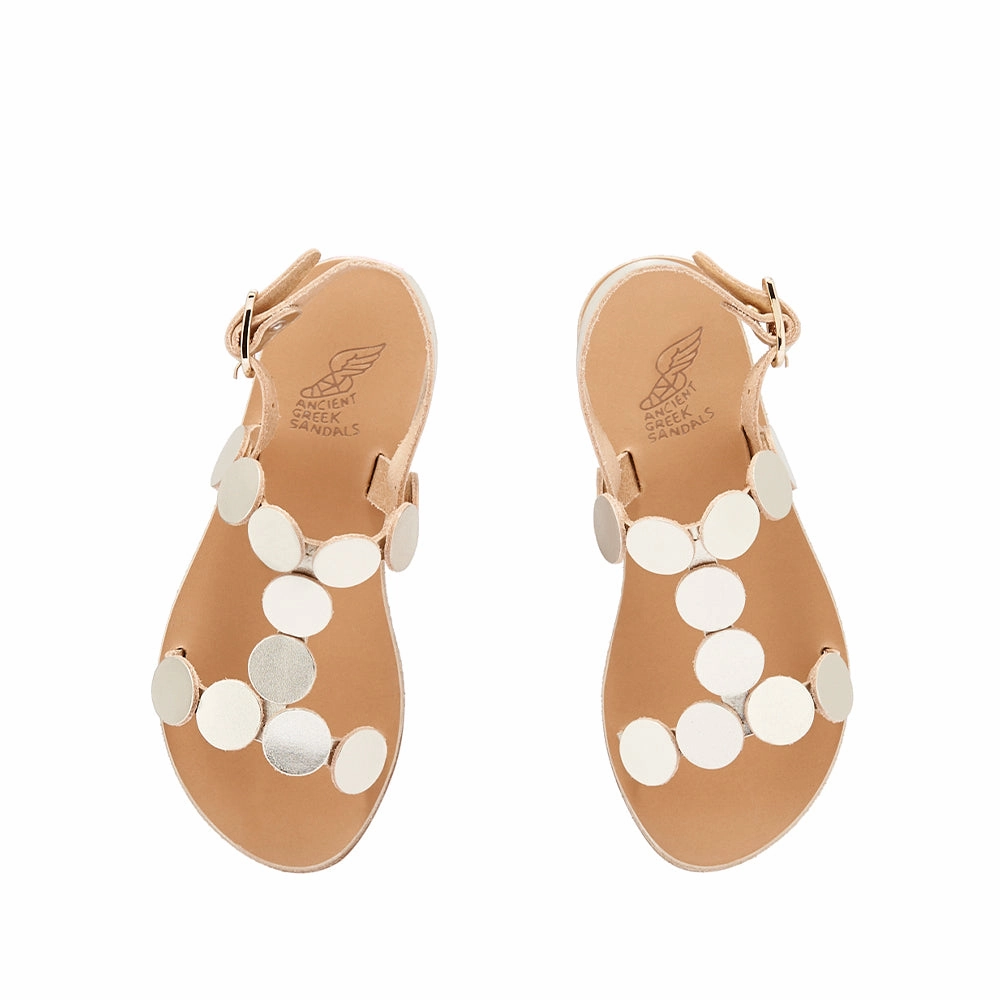 Little Uranos Soft Platinum Ortho Sandals