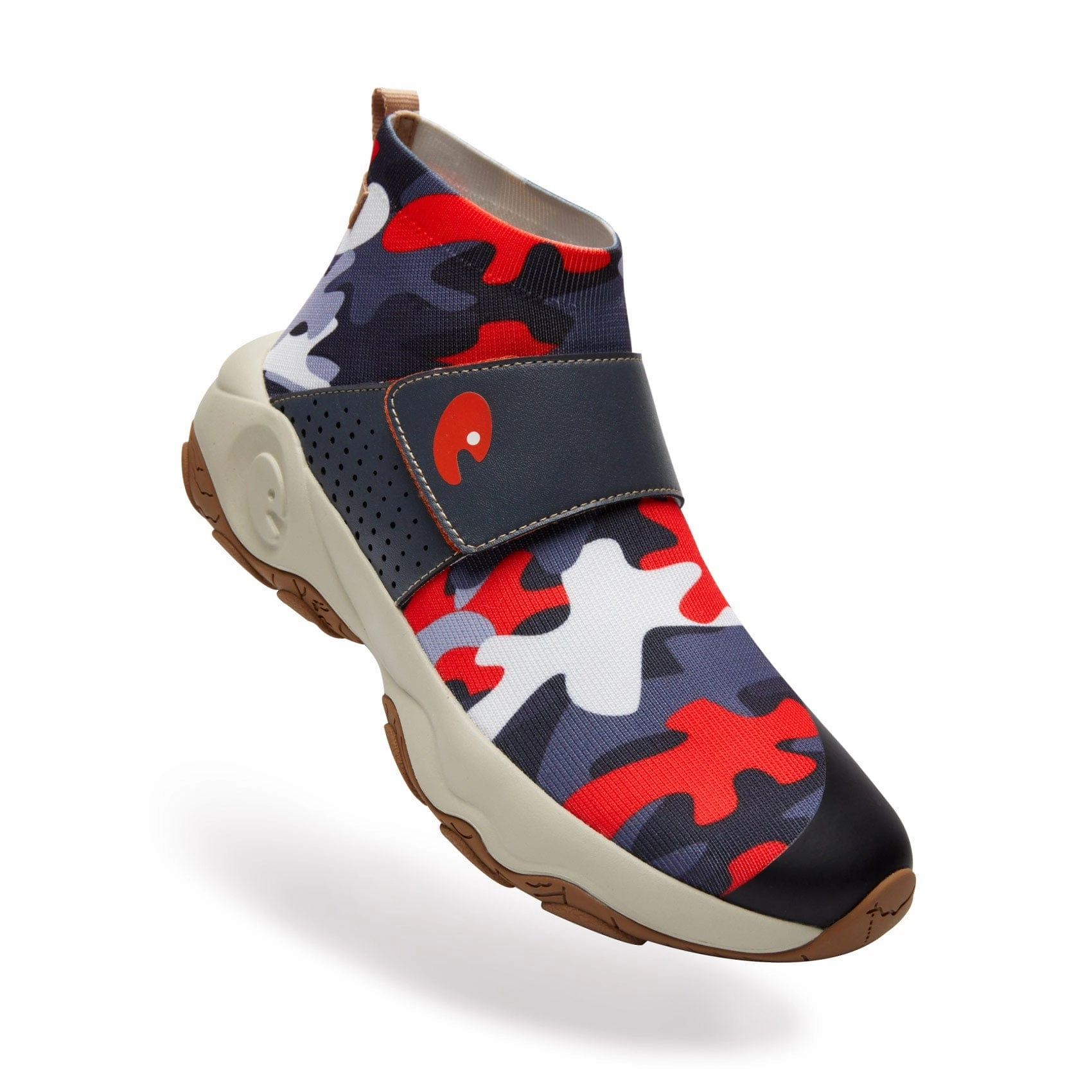 Crack-Red Grey Cazorla II Men Mongolian Stallion Boots