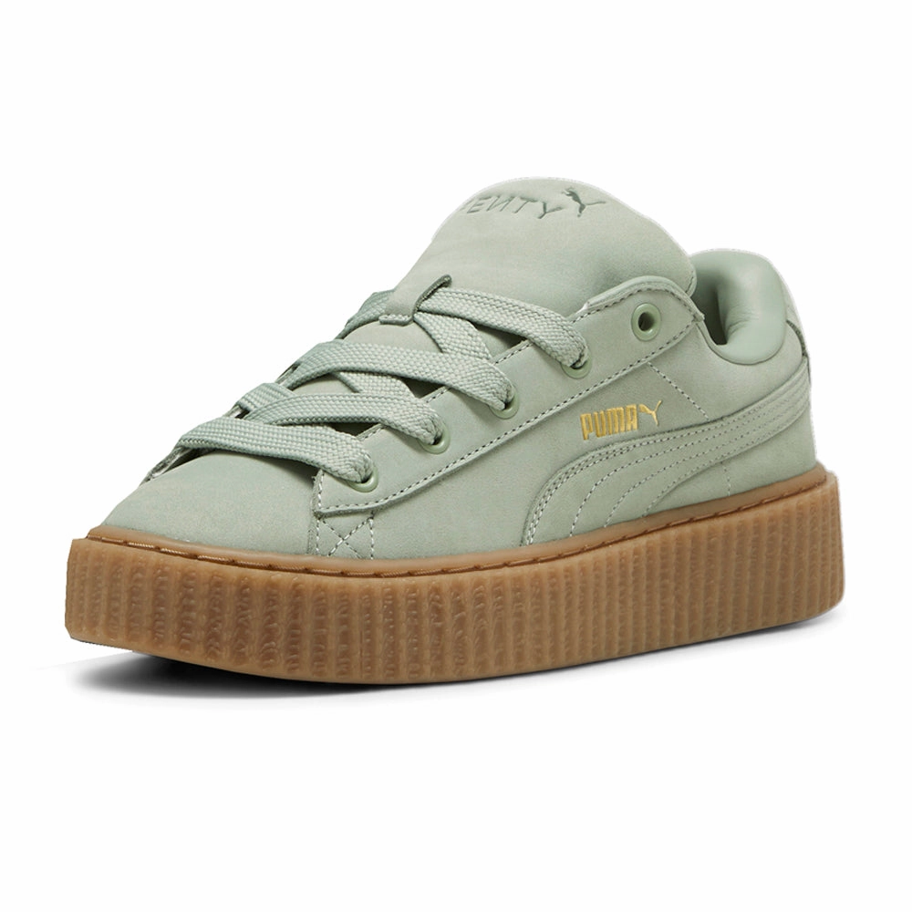 Puma Shoe Size Vs Nike Creeper Phatty Earth Tone x FTY Platform Lace Up Sneakers