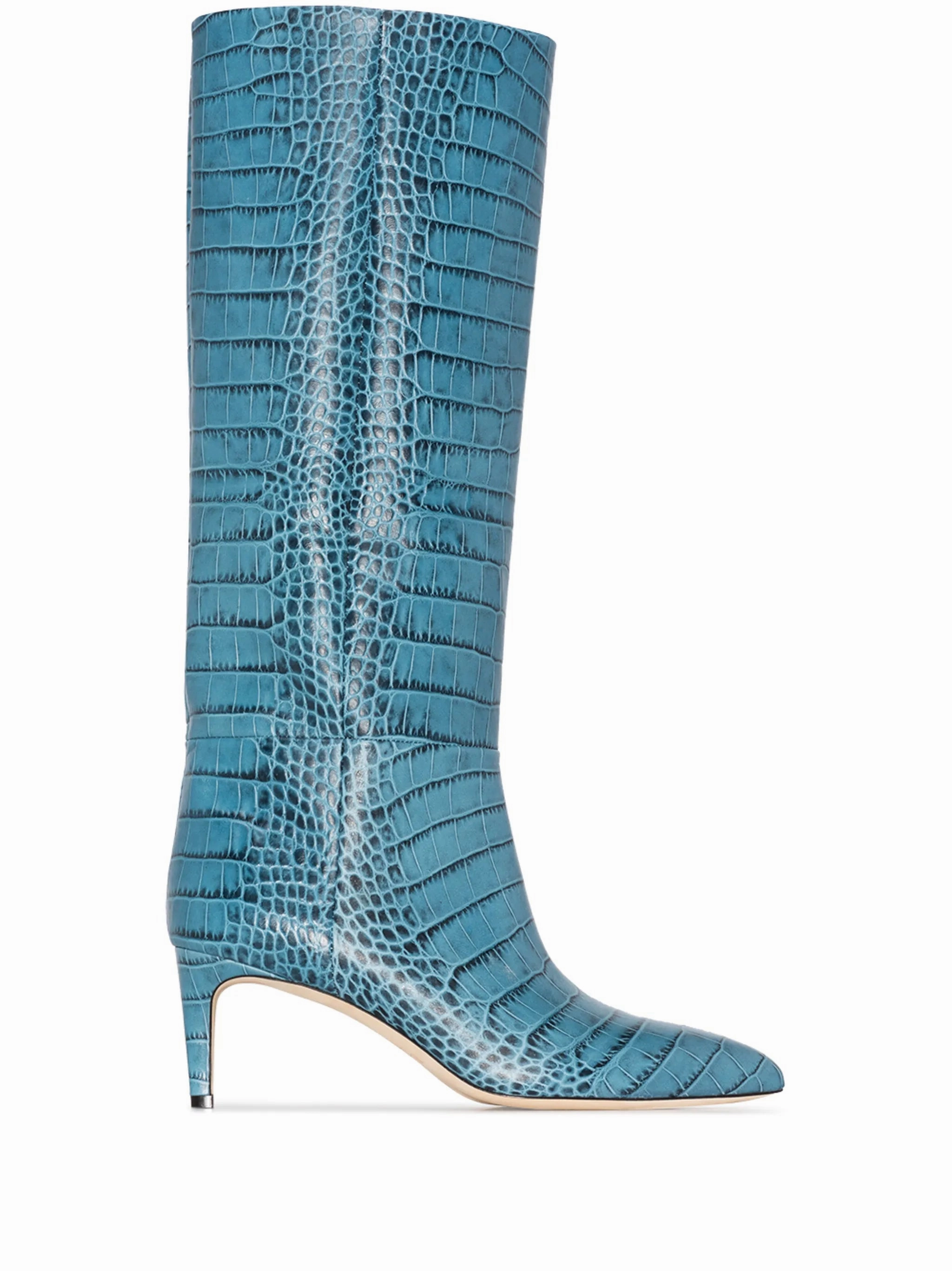 crocodile-effect 60mm boots Chelsea Rain Boots