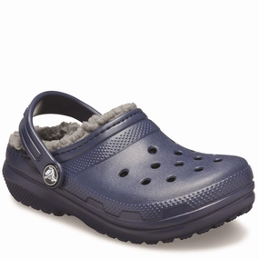 Crocs Kids Classic Lined Slip On Clog 2 Inches Platform Sandals