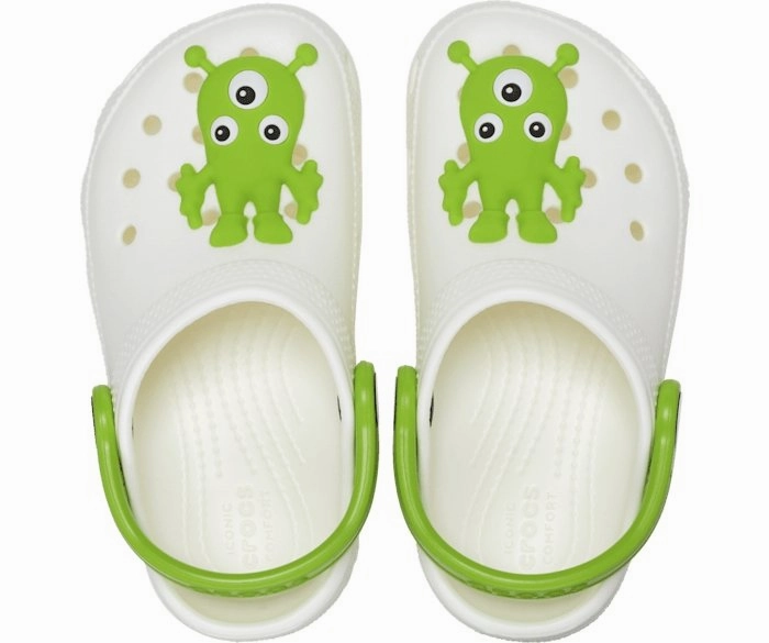 Sandals Regency Crocs Toddler Classic Glow-In-The-Dark Alien Clog - Multi
