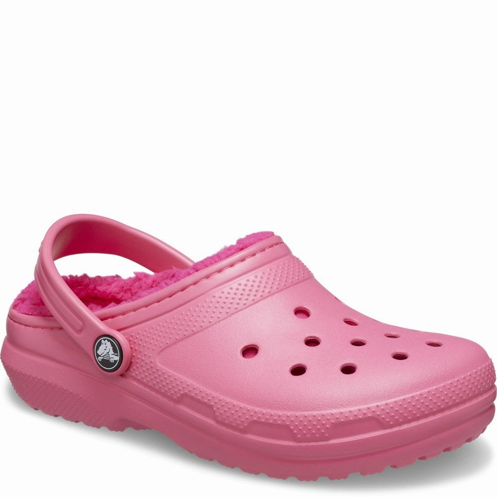 Crocs Toddler Classic Lined Clog Boat Slippers