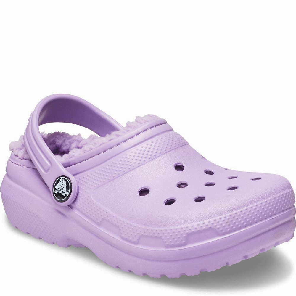Crocs Toddler Classic Lined Clog On Sale Slides
