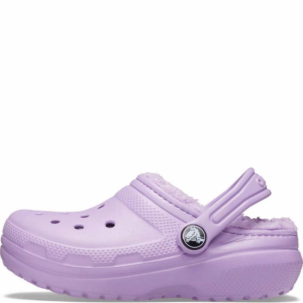 Crocs Toddler Classic Lined Clog Charentaise Slippers