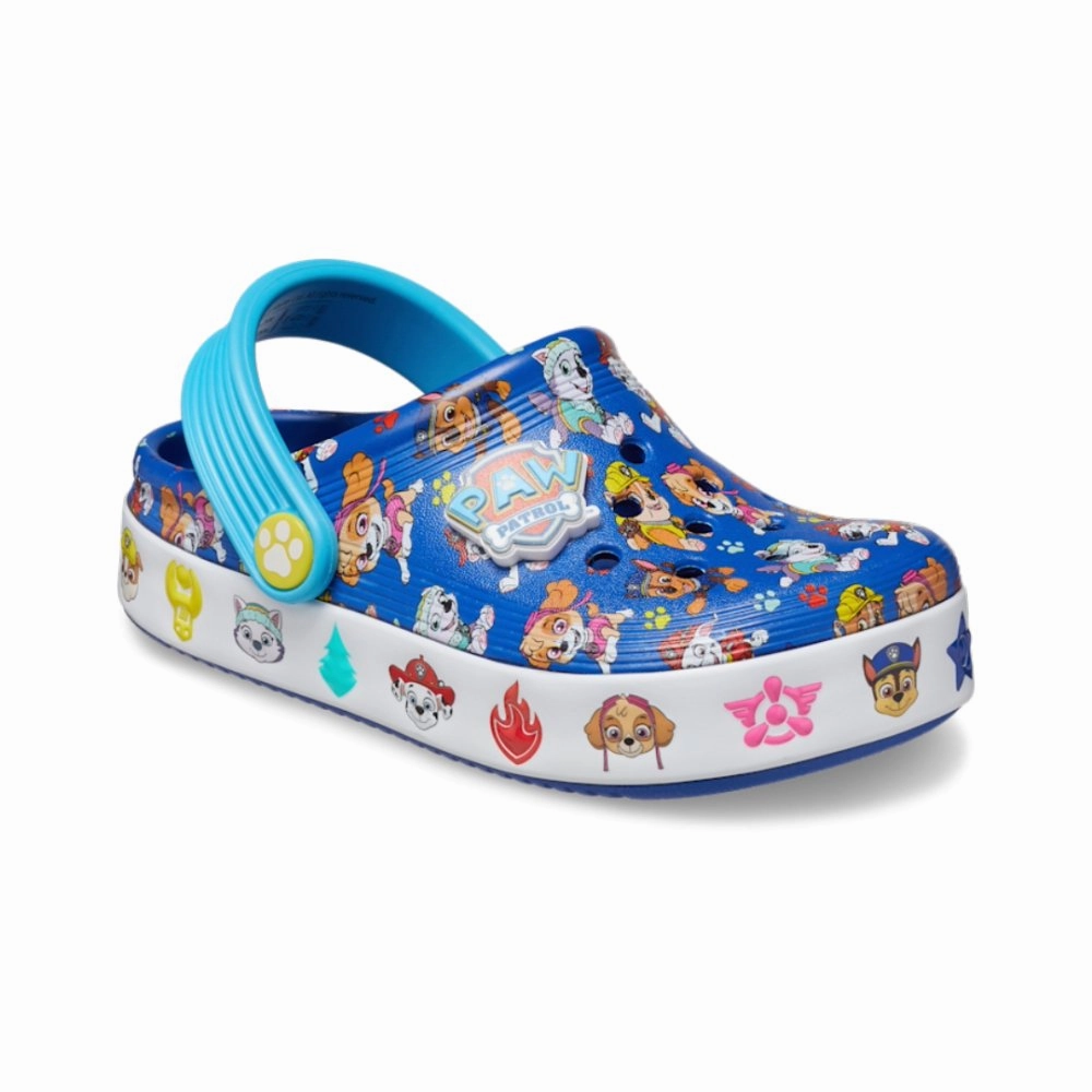 Comfy And Stylish Sandals Crocs Toddler Paw Patrol Off Court Clog - Blue