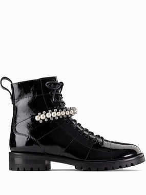 Safety Boots Hiking Cruz pearl-embellished boots