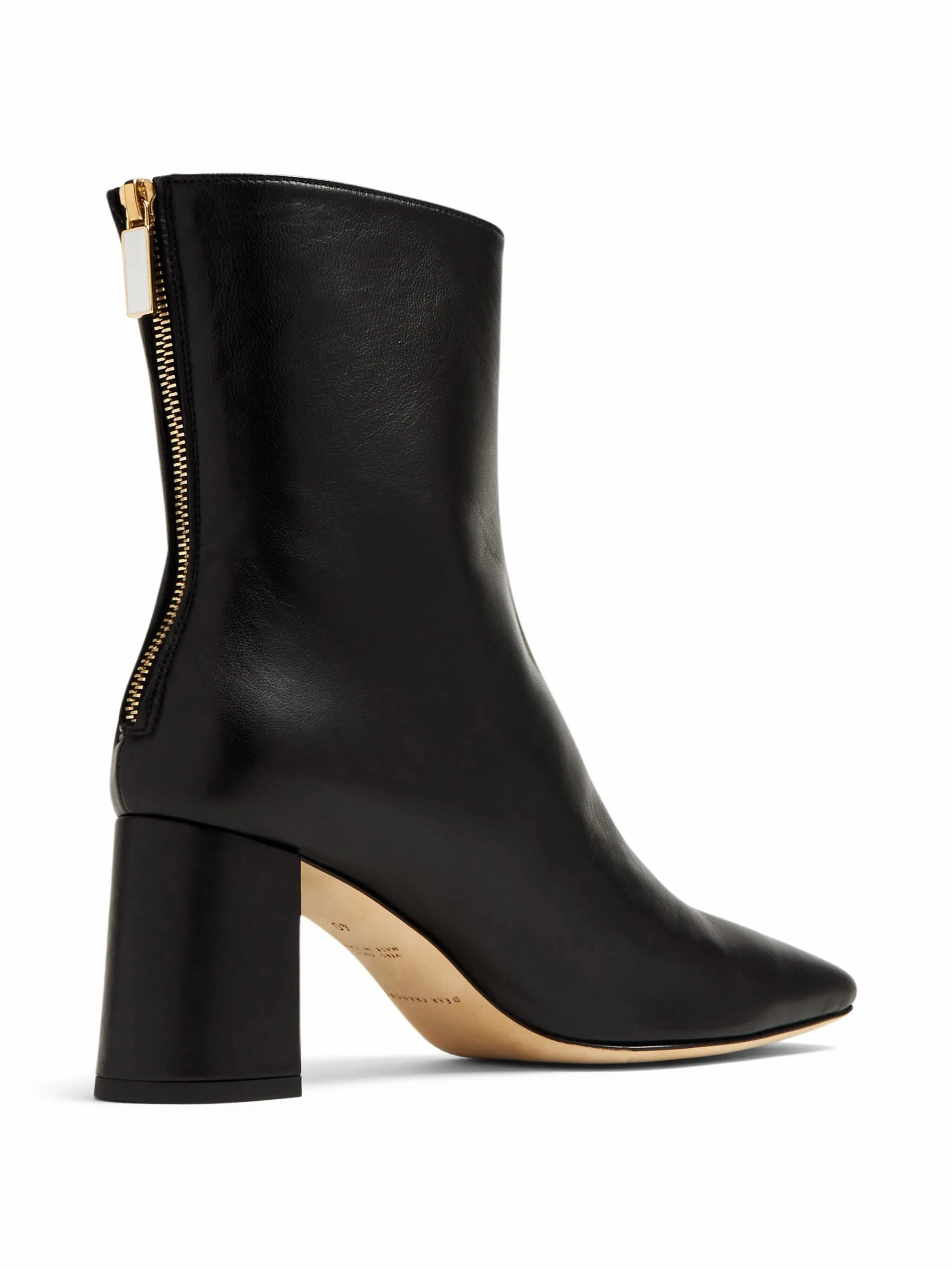 Cube 70mm leather ankle boots Female Rain Boots