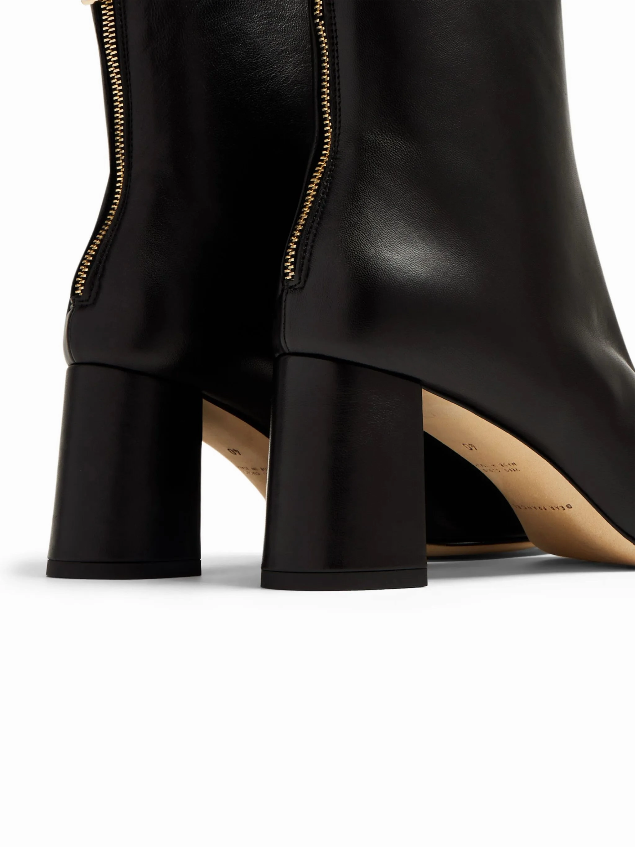 Cube 70mm leather ankle boots High Cowgirl Boots