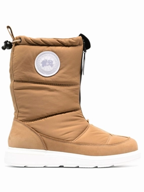 Square Toe Steel Toe Boots Cypress fold-down puffer boots