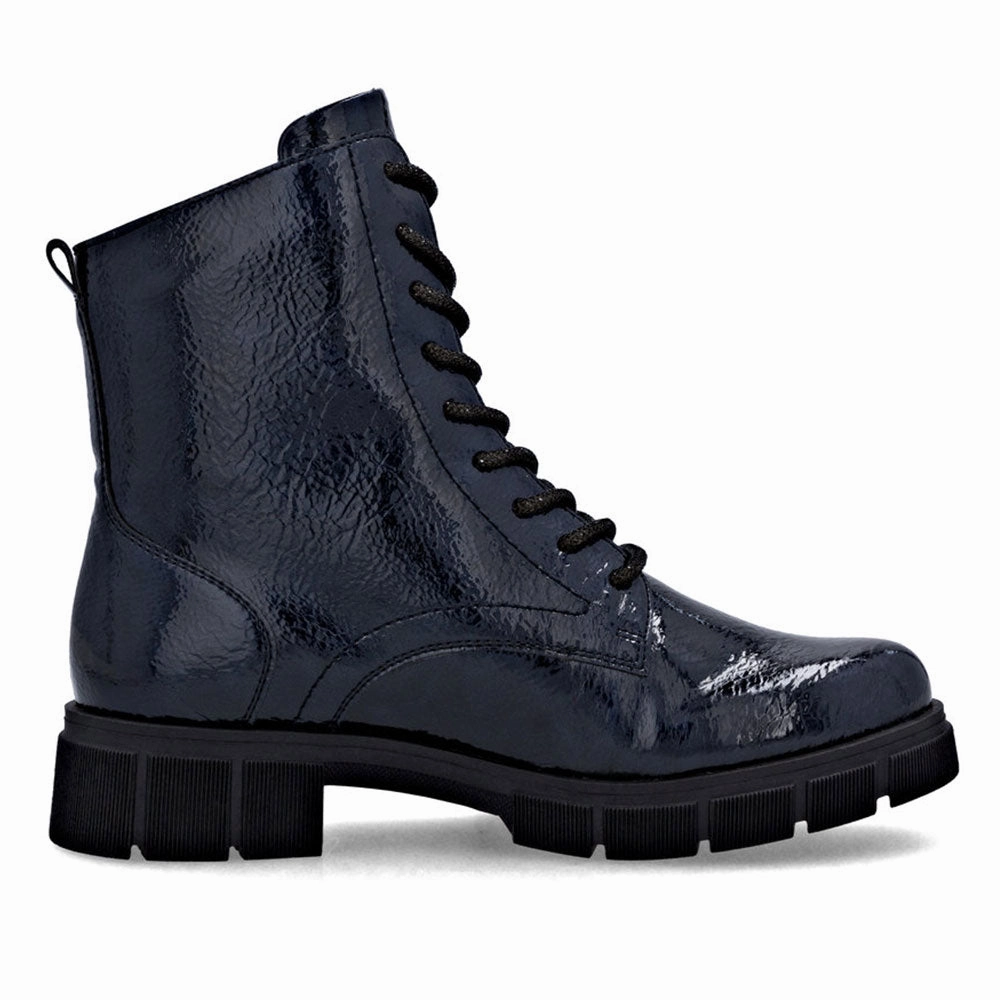 D2S72 Lace Up Heel Boots