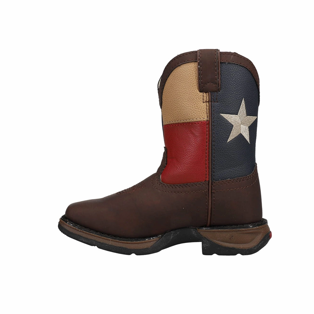Texas Flag Wellington Square Toe Boots (Toddler-Little Kid) Go Go Boots