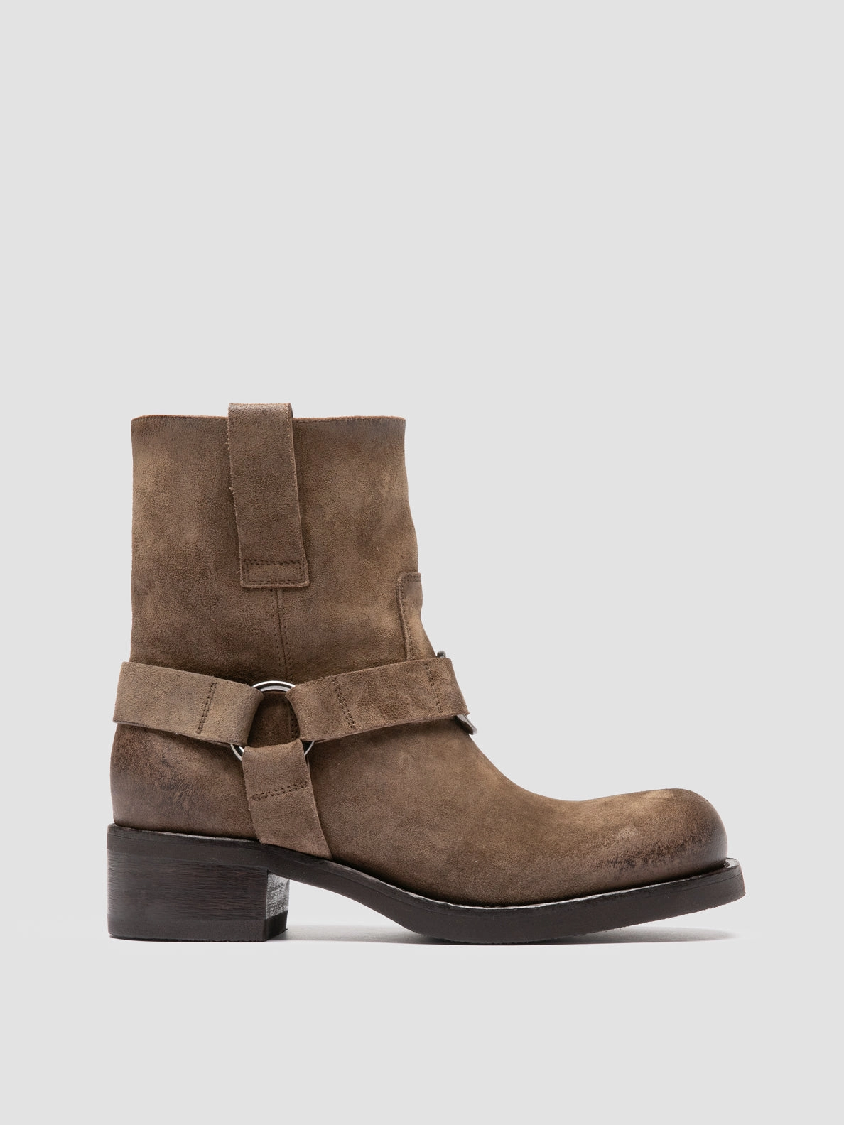 Dingo Boots DANA 003 - Taupe Suede Pull-On Boots