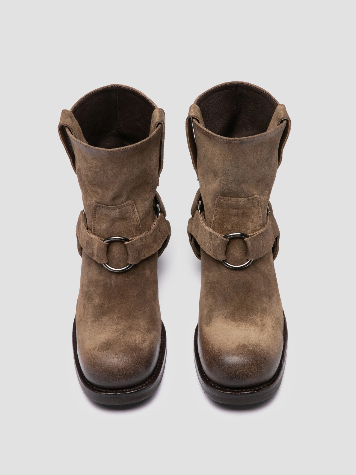 DANA 003 - Taupe Suede Pull-On Boots Big 5 Hiking Boots