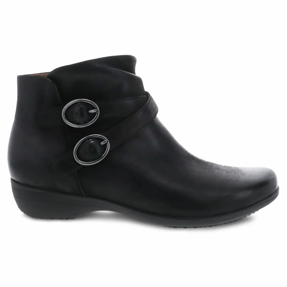 Walgreens Boots Alliance Sycamore Dansko Faithe Black Burnished Nubuck Bootie (Women's)