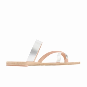 Daphnae Silver Sandals Comfort