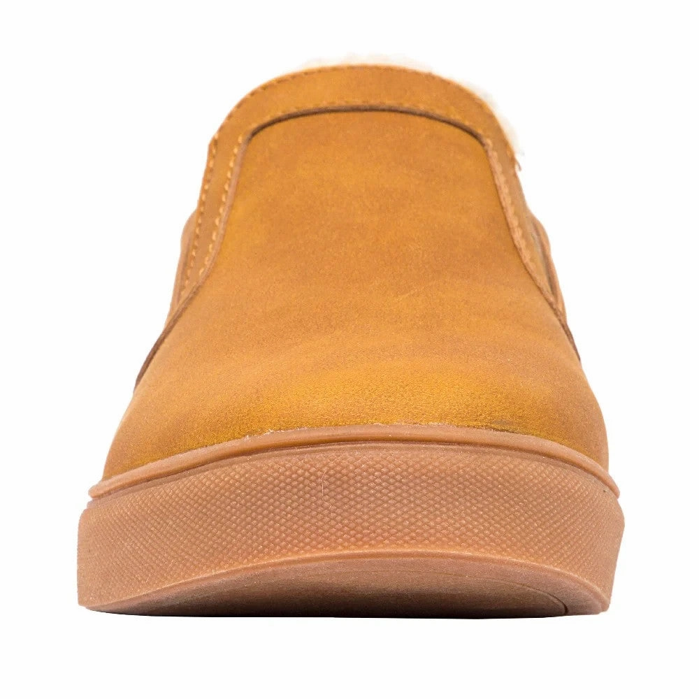 Deer Stags Tillard Jr. Sneakers Kids Dark Wheat Leather Slip On Shoes JOBB815 Sneakers With A High Arch