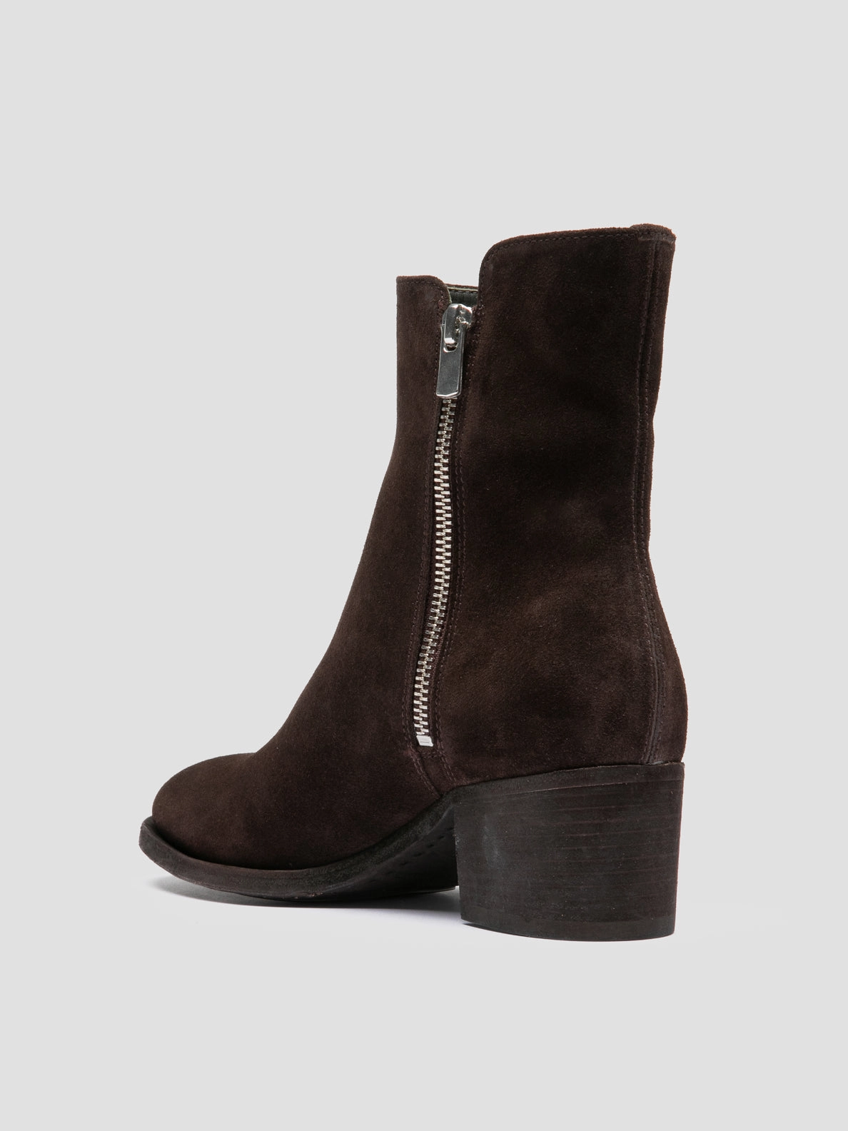 DENNER 103 - Dark Brown Suede Booties Ankle Winter Boots