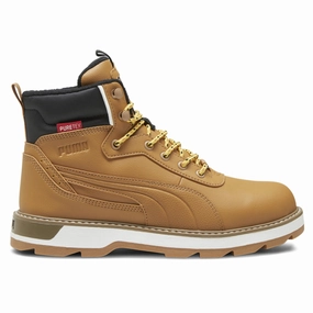 Puma Mocha Shoes Desierto v3 PureTex Round Toe Lace Up Boots