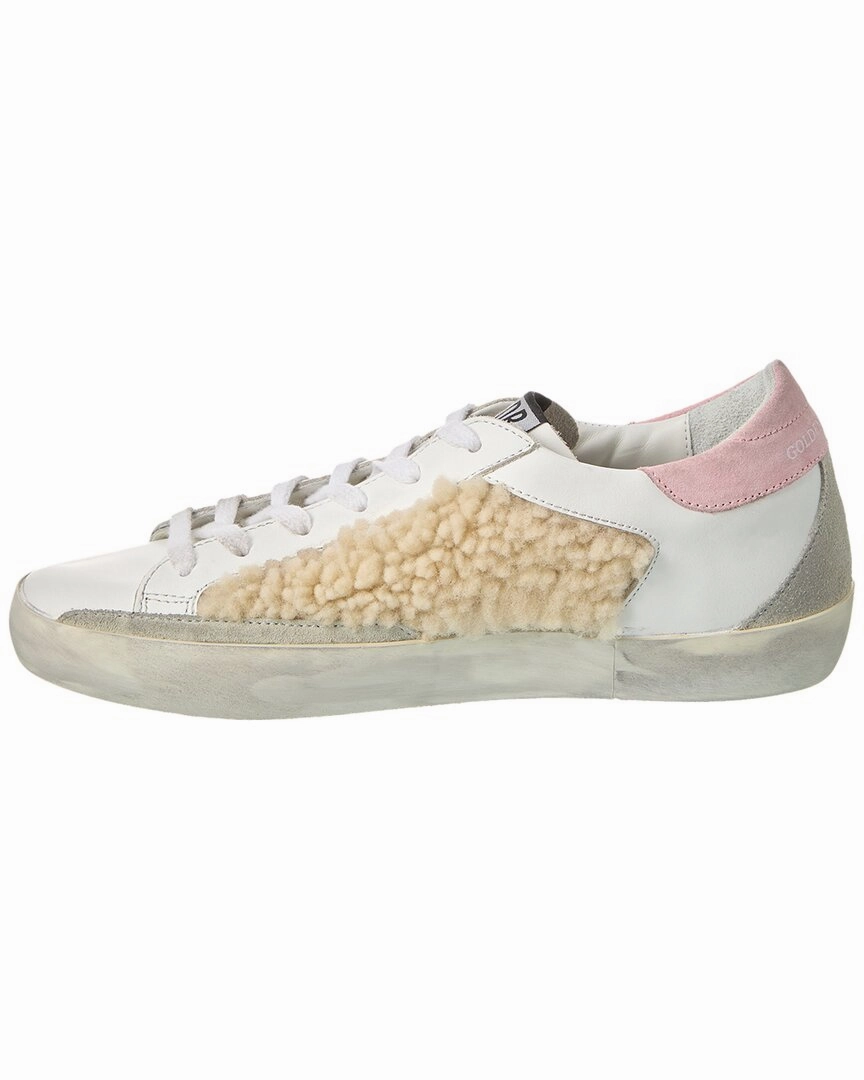 Sneakers And Denim Golden Goose Superstar Shearling & Leather Sneaker